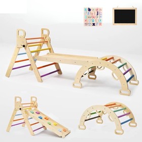 Houten Klimrek 3-in-1 1