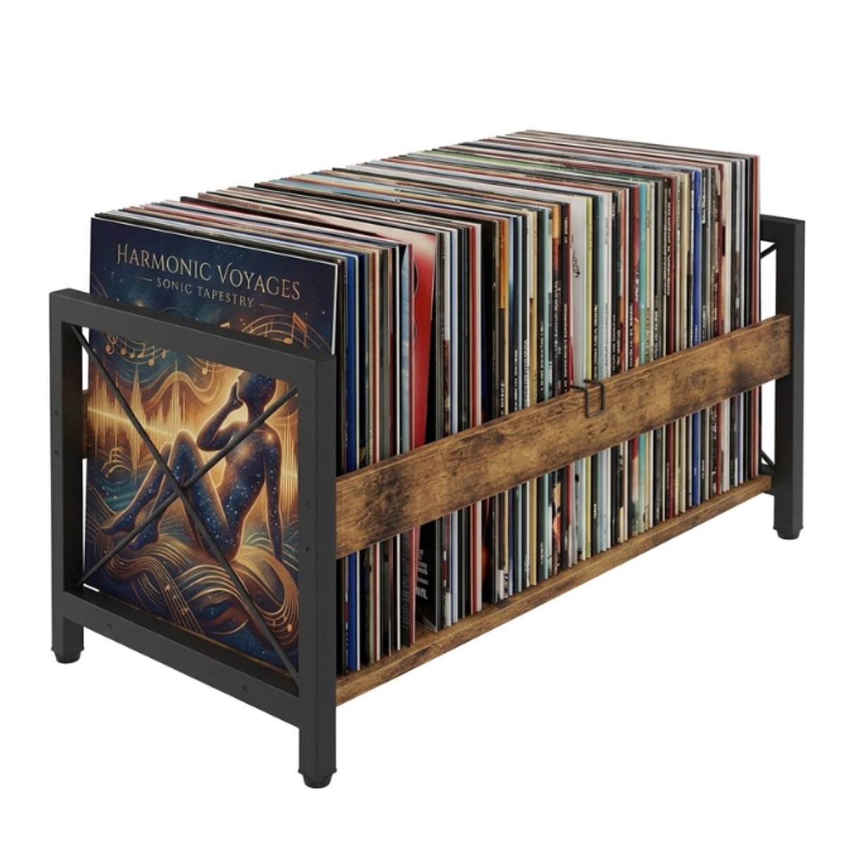 Vinyl LP Opbergrek Bankmodel