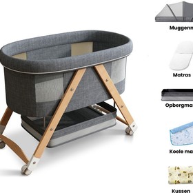 3-in-1 Natuurlijk Babybed 1