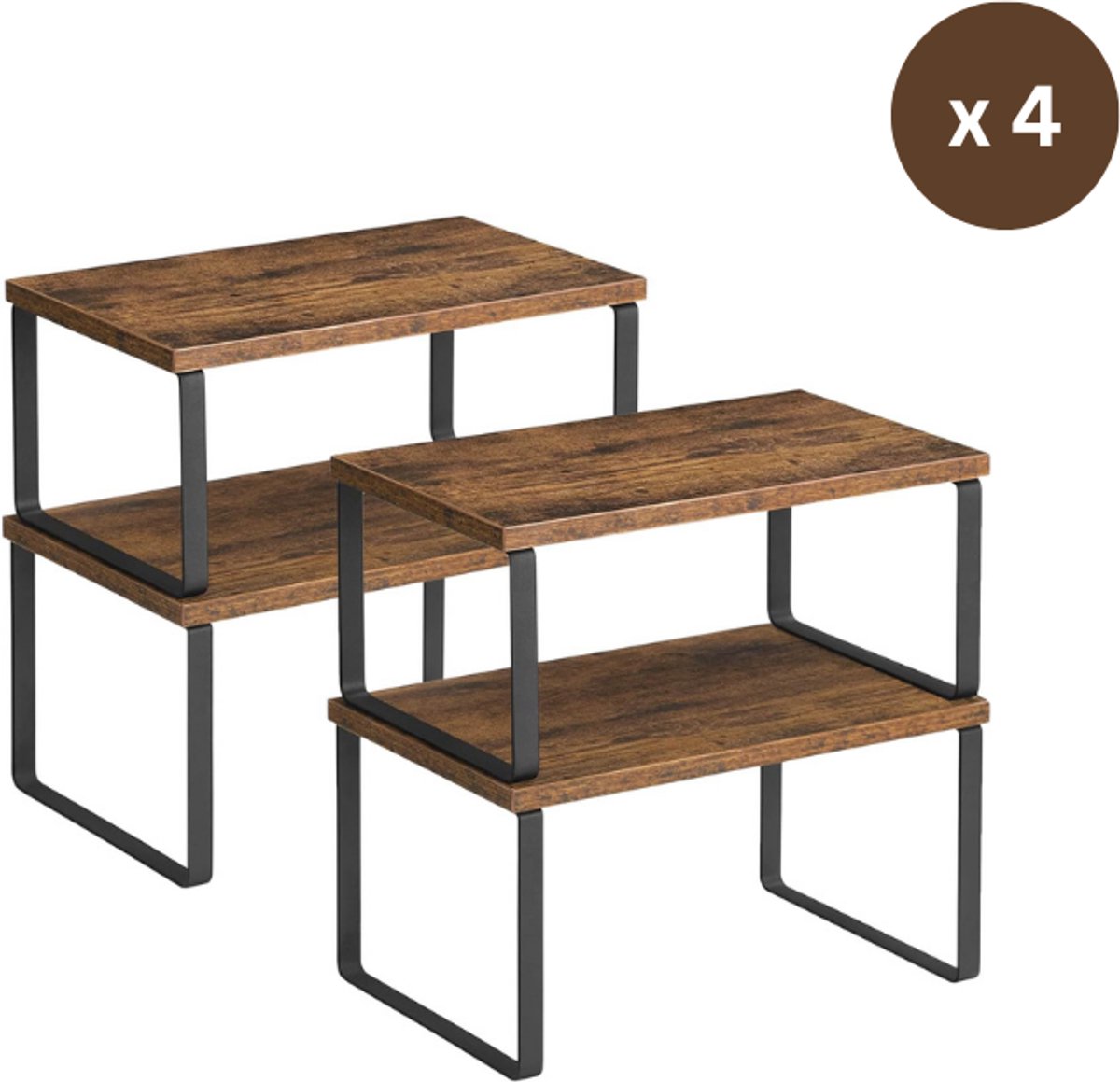 Keukenkast Opbergrek Set van 4