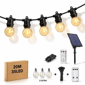 Solar Lichtsnoer 20m 1