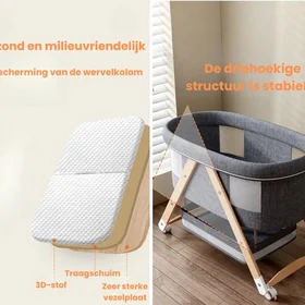 3-in-1 Natuurlijk Babybed 6