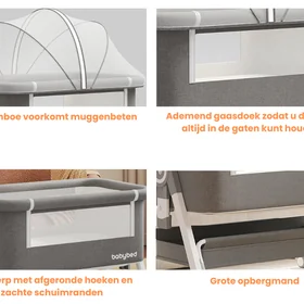 4-in-1 Multifunctioneel Babybed 4