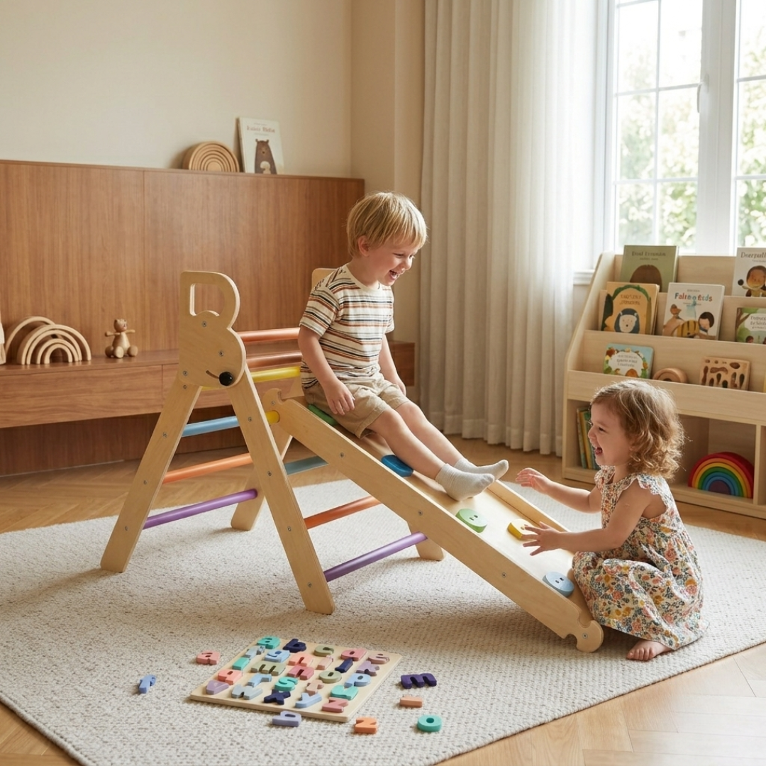 Houten Klimrek 3-in-1 3
