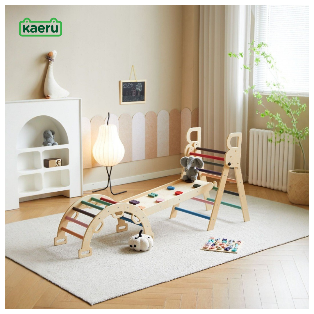 Houten Klimrek 3-in-1 4