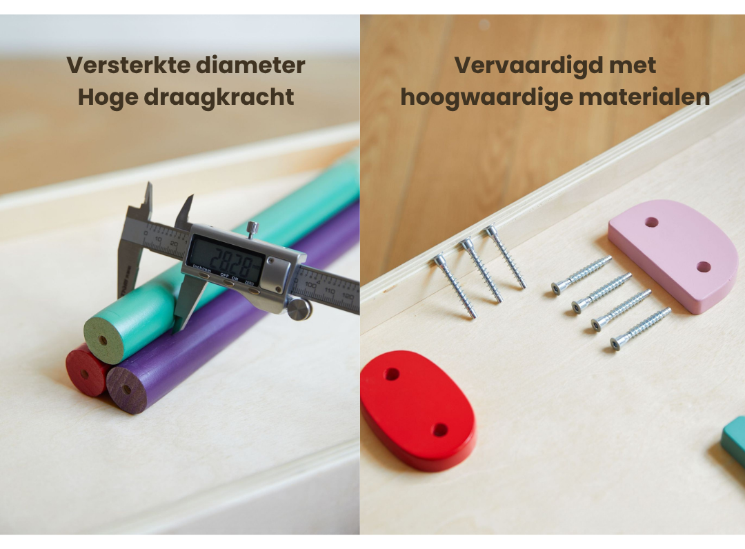 Houten Klimrek 3-in-1 6