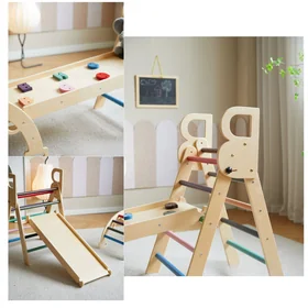 Houten Klimrek 3-in-1 7