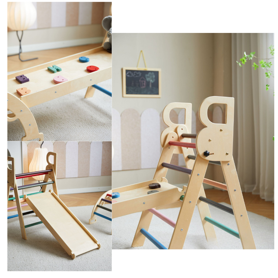 Houten Klimrek 3-in-1 7