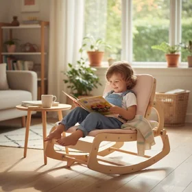 Houten Schommelstoel 5