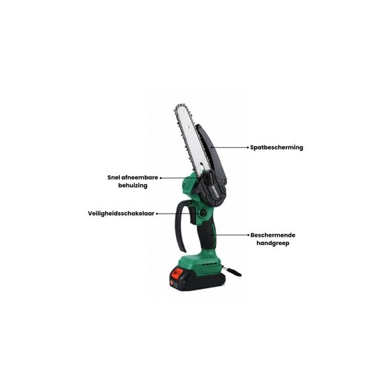 Norvix Mini-Kettingzaag 4 en 6 Inch 3