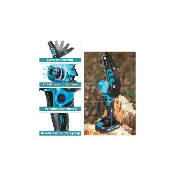 Norvix Mini-Kettingzaag 6 Inch 5