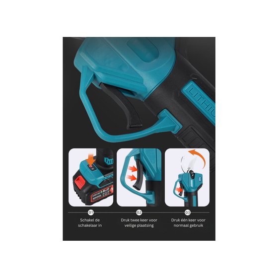 Norvix Elektrische Snoeischaar 30 mm 2