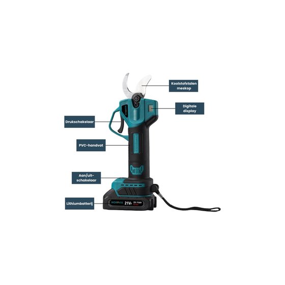 Norvix Elektrische Snoeischaar 30 mm 3
