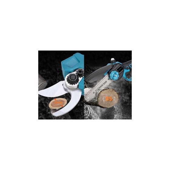 Norvix Snoeischaar en Mini-Kettingzaag Set 4